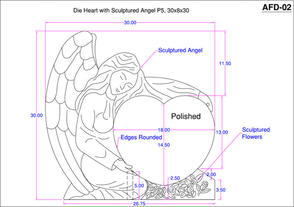 AFD-02 Heart with Angel