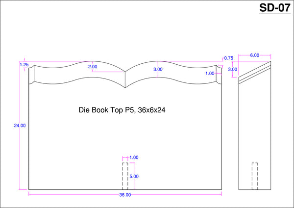 SD-07 Book Top