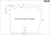 SD-09 Cross with Heart