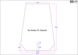 SD-11 Shelter Straight top Taper ends