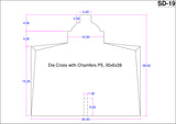 SD-19 Cross with Chamfers